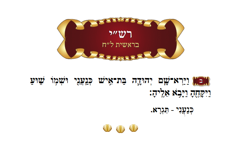 מלבים רש״י פרק ל״ח פסוק ב׳