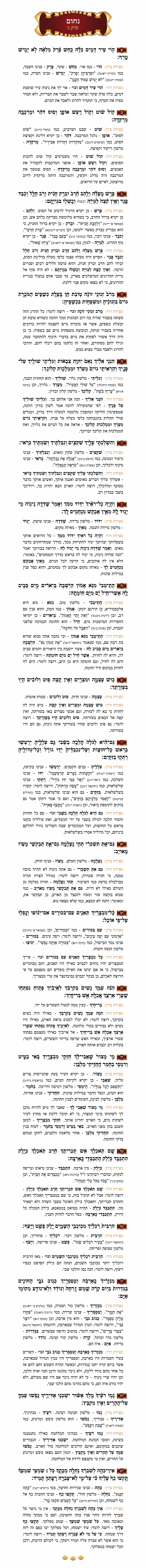 Sefer Nachum Chapter 3 with commentary