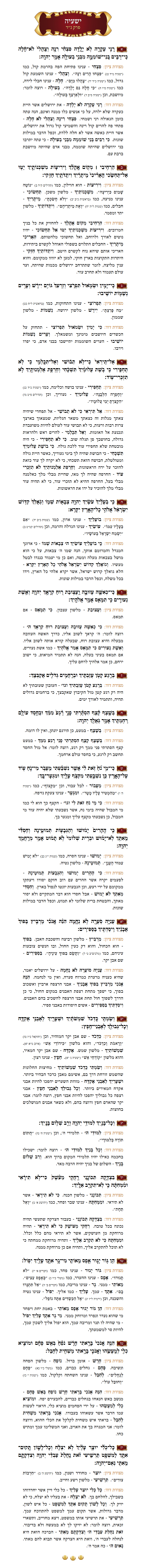 Sefer Yeshayohu Chapter 54 with commentary