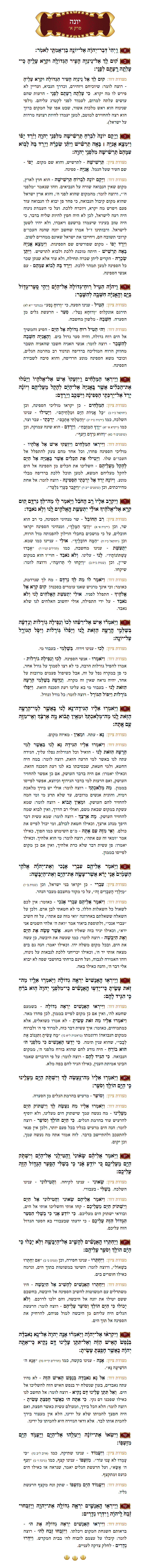 Sefer Yonah Chapter 1 with commentary