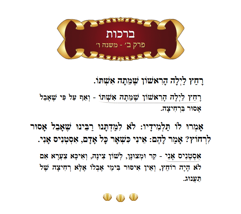Masechta Berachos Chapter 2 Mishnah 6 with commentary
